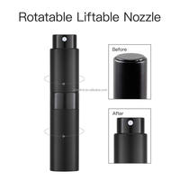 Atomiseur de parfum de poche 8 ml, vaporisateur à pompe, flacon de parfum, flacon cosmétique de voyage, sérigraphie, logo personnalisé DIY, Reed