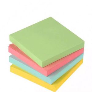 Bloc de Notas Adhesivas Personalizadas al por Mayor de 3x3 Pulgadas, 100 Hojas, 76x76mm, Notas Adhesivas Coloridas para Oficina y Escuela - Product Image 3