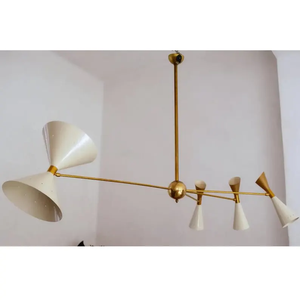 Lámpara de Techo Moderna de Estilo Sputnik de Mediados de Siglo, de Hierro, Retro, LED, Regulable, de Alto Brillo, 4100K, Blanco Neutro - Product Image 4