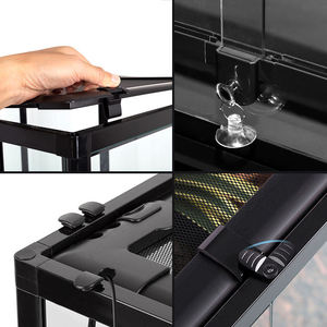 Terrario de Vidrio Transparente de 454L para Reptiles, Recinto Ventilado a Prueba de Humedad, Hábitat de Vidrio Duradero para Cría - Product Image 2