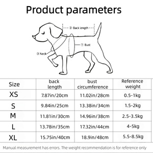 Ropa para mascotas Accesorios Productos para perros Mayoría Estética Chihuahua Lujo Cachorro Gato Abrigo para perro Ropa - Product Image 6