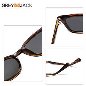 แว่นกันแดดเกรย์แจ็ค Kg2553 ลายเสือดาว กรอบโลหะ เลนส์ Tac Uv400 ป้องกันแสงแดดสำหรับทุกเพศ - Product Image 3