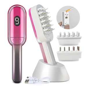 Gran oferta, peine masajeador de cuero cabelludo para estimular el crecimiento del cabello, peine para masaje del cuero cabelludo con vibración, masajeador de cabeza eléctrico - Product Image 2