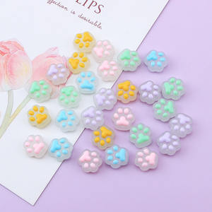 Cuentas de joyería de garra de pie de Animal luminoso de 13mm, abalorios de resina de Pata de Gato para fabricación de colgantes de accesorios DIY - Product Image 4