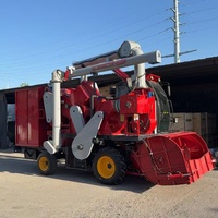 Décortiqueur de maïs automoteur à haute productivité grande machine à éplucher le maïs sucré avec montage sur tracteur vente de cueilleur de maïs combiné