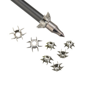 Octopus Judo Arrowhead 25 Grain Stainless Steel Hunting Arrowhead Accessory For Archery Target And Hunting Use - Product Image 1
