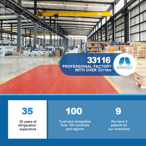 Chambre froide et congélateur commerciaux sur mesure avec portes vitrées, étagères, moteur et unité modulaire - Product Image 6