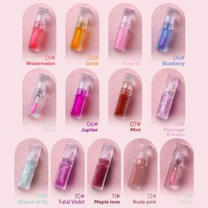 clear lipgloss Plumping Hydrating Lip Oil 30 Color Nourish Moisturize Soft Glossy for Dry Lips Water <strong>Luminous</strong> Rich Lip Balm - Product Image 6