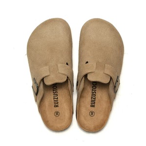 <span class=keywords><strong>Ciabatte</strong></span> Mule Zoccoli da Spiaggia Stile Classico Casual 2025 <span class=keywords><strong>con</strong></span> <span class=keywords><strong>Suola</strong></span> in <span class=keywords><strong>Sughero</strong></span> e Gomma, Morbide e Traspiranti in PU per Uomo e Donna - Product Image 6