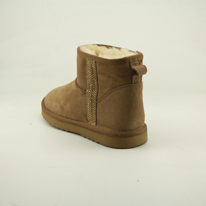 초콜릿 여성 사이드 모조 다이아몬드 부츠 - Product Image 1