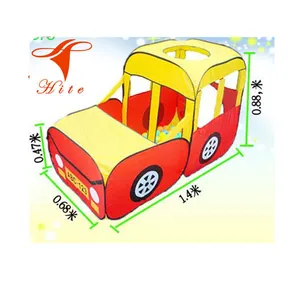 Drôle portatif bus jouet tente, nouveau design enfants jouer bus de sécurité enfants jouet tente