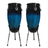 Tambour latin Konka Cana Percussion Une paire Tumbadora Jembe Bongos africains Canga Tambourin Tumbadoras Tambours