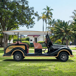 Voiturette de golf électrique 8 places vintage antique, ancienne voiture de tourisme classique alimentée par batterie pour les entreprises touristiques - Product Image 4