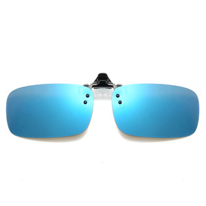<b>Clip</b>-On Sunglasses Metal <b>Frame</b> Yellow Lenses UV400 Protection For Men And Women Sports Eyewear - Product Image 2
