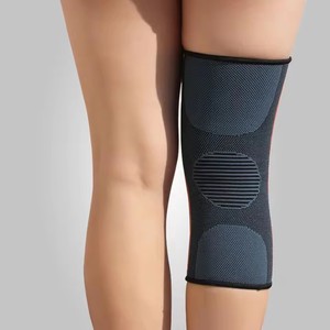 Genouillère de sport en nylon tricoté simple, protection pour la <span class=keywords><strong>course</strong></span>, le basketball, la corde à sauter, genouillère chauffante anti-froid pour les pieds - Product Image 3