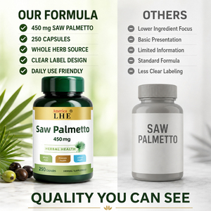 Suplemento de Saw Palmetto al por Mayor de Shecome, 450 mg para la Salud Urinaria y de la Próstata, 250 Cápsulas de Saw Palmetto - Product Image 3