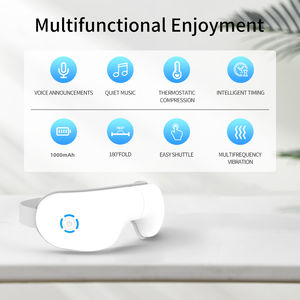 Alat pijat perawatan mata nirkabel, peralatan pijat memperbaiki tidur, meringankan kelelahan mata, pemijat mata pintar dengan kompresi panas - Product Image 5