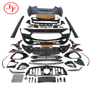 BBA <span class=keywords><strong>CLA</strong></span> de gama alta Nuevo W 118 AMG a 45 Barras delanteras y traseras envolventes Actualización de parachoques de automóvil como se muestra en la figura a continuación - Product Image 1