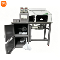 Machine à polir et à lustrer les bijoux SSMG, collecteur de poussière, double moteur, vitesse variable, polisseuse de banc, acier inoxydable, 2,2 kW, or, métal