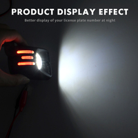 Luz LED para Matrícula de Coche, Lámparas Rojas y Blancas para Placa Trasera, Ensamblaje para Toyota Tacoma 1995-2004, Accesorios de Estilo