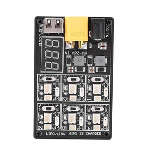 Placa Cargadora de Baterías Lipo Lihv 6 en 1 3.7V 3.8V 1S para Tiny 6 7 QX65 Mobula7 <span class=keywords><strong>Mobula</strong></span> 6 RC Quadcopter FPV Racing Drone - Product Image 4
