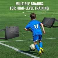 WLT Panneau de rebond pliable en HDPE pour l'entraînement de football, idéal pour les académies et les équipes – Vente en gros usine