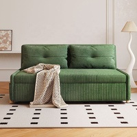 Sofá Cama Moderno Plegable Multifuncional para Sentarse y Recostarse, Extensible, Individual y Doble, Juego de Sofá Cama para Sala de Estar