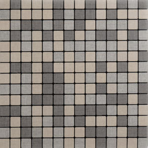 Piccoli mattoni quadrati utilizzati come piastrelle da parete per la parete di fondo, con piastrelle di mosaico in alluminio per soggiorno, sala - Product Image 3