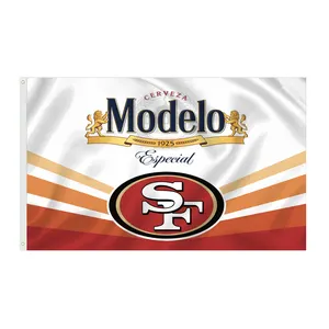 Aangepaste 5x3ft 49ers Oakland Raiders Chiefs Laders Eagles Sugar Nfl Voetbalvlag