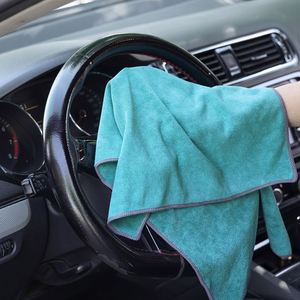 Serviette de lavage de voiture en microfibre ultra-fine, séchage rapide et super absorbante, impression de logo personnalisée, fabricant, vente en gros, matériau polyester - Product Image 6