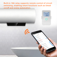 Medidor de Electricidad Inteligente WiFi Tuya, 1-3 Transformadores de Corriente, Monofásico, Interruptor de 16A, Pantalla LCD, Control por Aplicación, Medición Programada