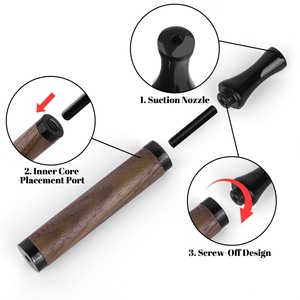 Puro Inhalador de Menta Mentolada de Madera, Bolsitas de Menta Natural para Aromaterapia, Inhalador de Oxígeno para Dejar de Fumar - Product Image 4