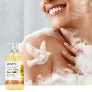 Gel de ducha iluminador antioxidante con vitamina C para piel naranja OEM para un Limpiador diario refrescante - Product Image 4