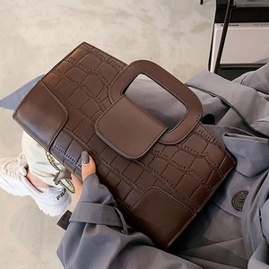 <span class=keywords><strong>Sac</strong></span> rétro pour femmes, sacs <span class=keywords><strong>à</strong></span> <span class=keywords><strong>main</strong></span> de luxe, tendance, motif crocodile, <span class=keywords><strong>sac</strong></span> carré - Product Image 1