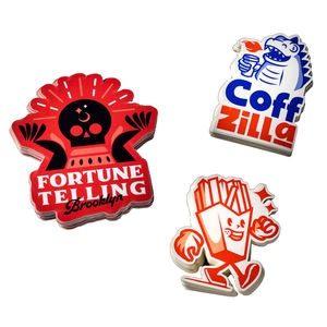 Pegatinas de Vinilo Impermeables Personalizadas - Etiquetas de Logotipo de Dibujos Animados Resistentes a los Rayos UV para Exteriores, Cortadas a Troquel, con Maqueta Gratuita - Product Image 3