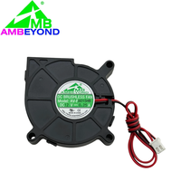 Tekanan Statis Tinggi 60x60x15 Mini Turbo Blower 24V Kipas Tanpa Sikat dengan Bantalan Bola Ganda untuk Pasokan Daya Industri
