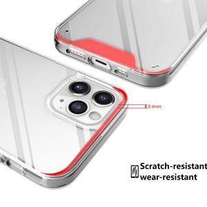 Custodia per <span class=keywords><strong>iPhone</strong></span> 17 16 15 Pro Max Plus Mini, <span class=keywords><strong>Cover</strong></span> Personalizzata di Lusso Trasparente Antiurto in PC Rigido - Product Image 4