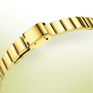 Reloj de Pulsera para Mujer Mark Fairwhale, Diseño Rectangular Simple, Lujoso y Moderno, de Acero Inoxidable, con Movimiento de Cuarzo, para Damas - Product Image 6