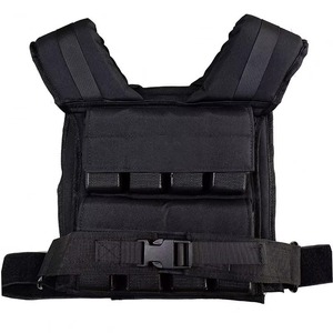 Chaleco con Peso Ajustable, Bloques de Hierro, Placas de Acero, Bolsa de Arena, Material de Nailon Impermeable, Cierre de Cremallera, para Ejercicio al Aire Libre - Product Image 1