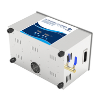Machine de nettoyage à ultrasons 30L avec minuterie numérique, chauffage réglable et dégazage, nettoyeur à ultrasons semi-ondes