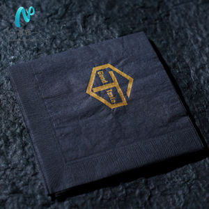 Ventes chaudes, bonne qualité, <span class=keywords><strong>serviettes</strong></span> en <span class=keywords><strong>papier</strong></span> personnalisées, 2 plis, <span class=keywords><strong>papier</strong></span> de bambou, <span class=keywords><strong>blanc</strong></span> uni, gaufrage, 2 plis, 25 30 cm, pulpe vierge colorée - Product Image 3