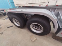 Semi-remorque châssis porte-conteneurs en acier 20 pieds 40 pieds, 8 verrous Twist Lock, charge utile maximale 60T, marque Truck Trailer Chine