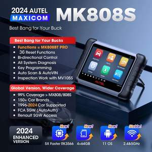 Ferramenta diagnóstica do varredor do leitor de código de Maxicom Mk808S OBD2 para carros e caminhões com garantia do analisador do motor de 1 ano - Product Image 2