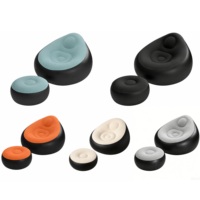 Canapé gonflable portable d'intérieur et d'extérieur, surface floquée multicolores, canapé gonflable en TPU