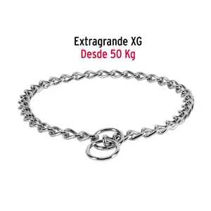 Rechargeable Stainless Steel <b>Dog</b> <b>Training</b> <b>Collar</b> with Bark Deterrent, 60 Cm 4 Mm Link, Waterproof IPx6, Fiero Brand, Pack of 12, - Product Image 4