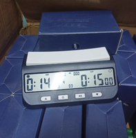 Horloge d'échecs numérique Jeu d'échecs professionnel Minuterie de jeu de société multifonctionnelle Horloge d'échecs à chiffres