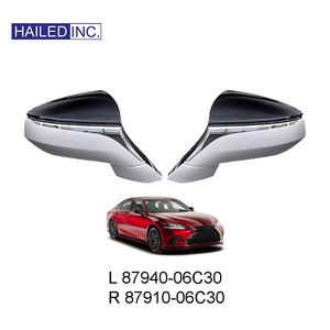 Conjunto de Retrovisores Laterales HAILED de <span class=keywords><strong>11</strong></span> Cables (Izquierdo: 87940-06C30 / Derecho: 87910-06C30) 8794006C30 8791006C30 para Lexus ES260 2019 - Product Image 1