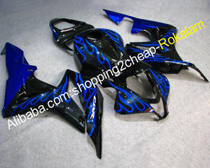 Fairings ชุดสำหรับ Honda CBR600RR F5 <span class=keywords><strong>2007</strong></span> 2008 <span class=keywords><strong>CBR600</strong></span> 600RR RR 07 08 CBRF5สีฟ้าสีดำ Fairing ชุด - Product Image 1