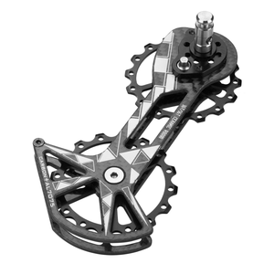 Desviadores traseros de bicicleta de fibra de carbono con rueda guía de polea 16T para juego de ruedas guía WAKE - Product Image 2