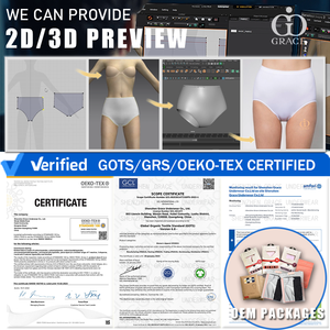 RTS 4 Capas Encaje Cullote Menstruelle Bambú A Prueba De Fugas Incontinencia Bikini Low Rise Bragas Menstruales Tangas Encaje Periodo Tangas - Product Image 6